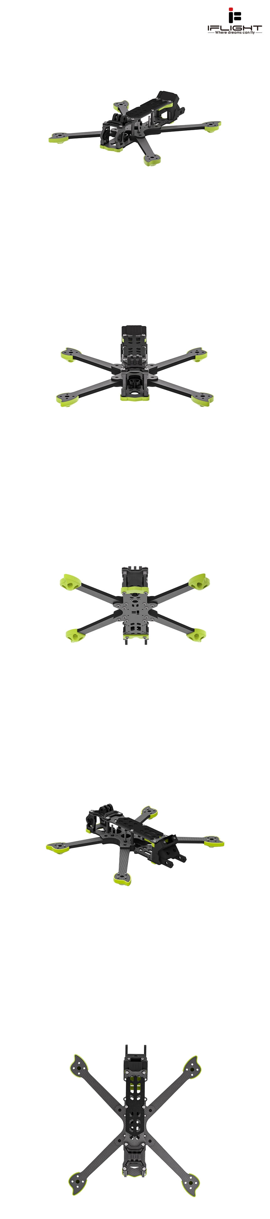 ¾Ë¾¾¹ðÅ© iflight Nazgul XL5 V1.1 5ÀÎÄ¡ ÇÁ·¹ÀÓ 1