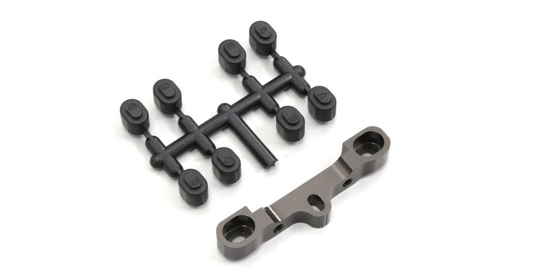 �˾���ũ KYLA389 [KYOSHO] Aluminum Front Sus. Holder(FF/Gunmetal) 1