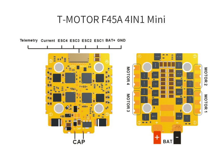 �˾���ũ  [T-MOTOR] F45A �̴� 4in1 2020 ���ӱ�(6S, 32bit) 7