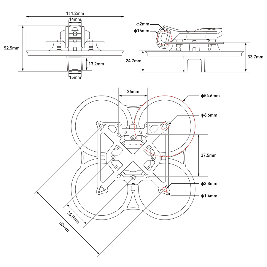 ¾Ë¾¾¹ðÅ© ´öÆ® ÆÄÃ÷(BETAFPV Pavo Pico II, DJI O4 Air Unit)