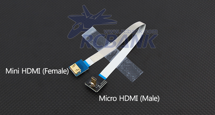 [�˾���ũ] MCHDtoMNHD [HDCVT] Micro HDMI to Mini HDMI Flexible AV ��ȯ Cable(M-F) 1