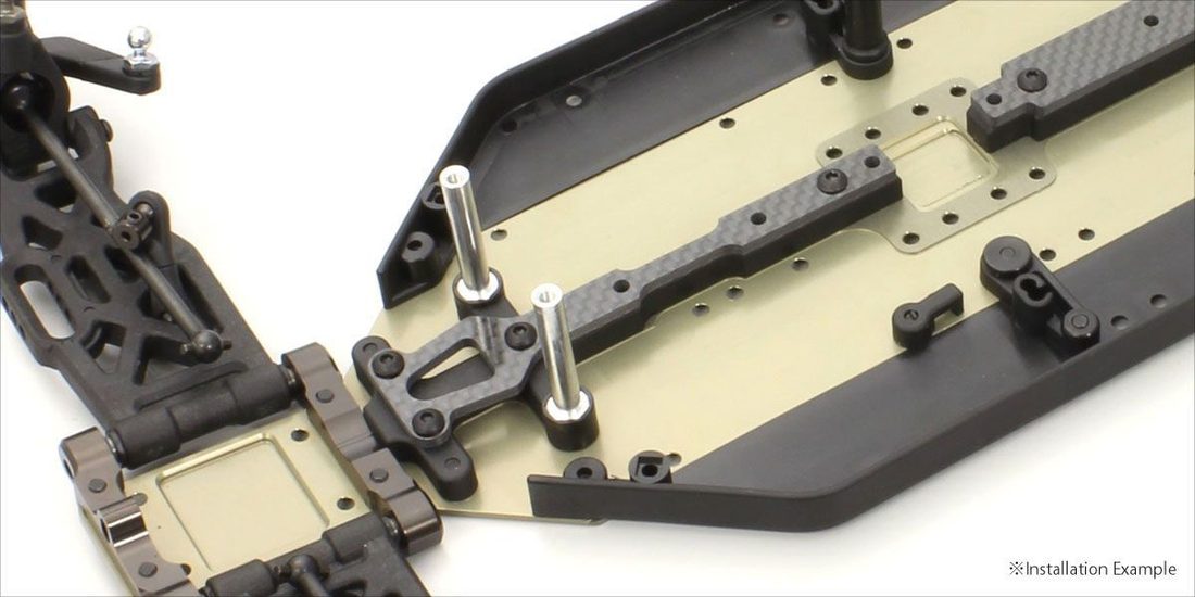 �˾���ũ KYLAW71 [KYOSHO] Carbon Front Lower Brace (ZX7) 2
