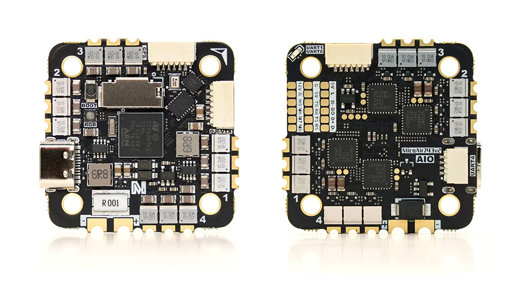[�˾���ũ] MA743V2AIO [MicoAir] ���ڿ��� H743 V2 + 45A ESC AIO ���ο� �Ƚ�ȣũ ���� ��Ʈ�ѷ� 4