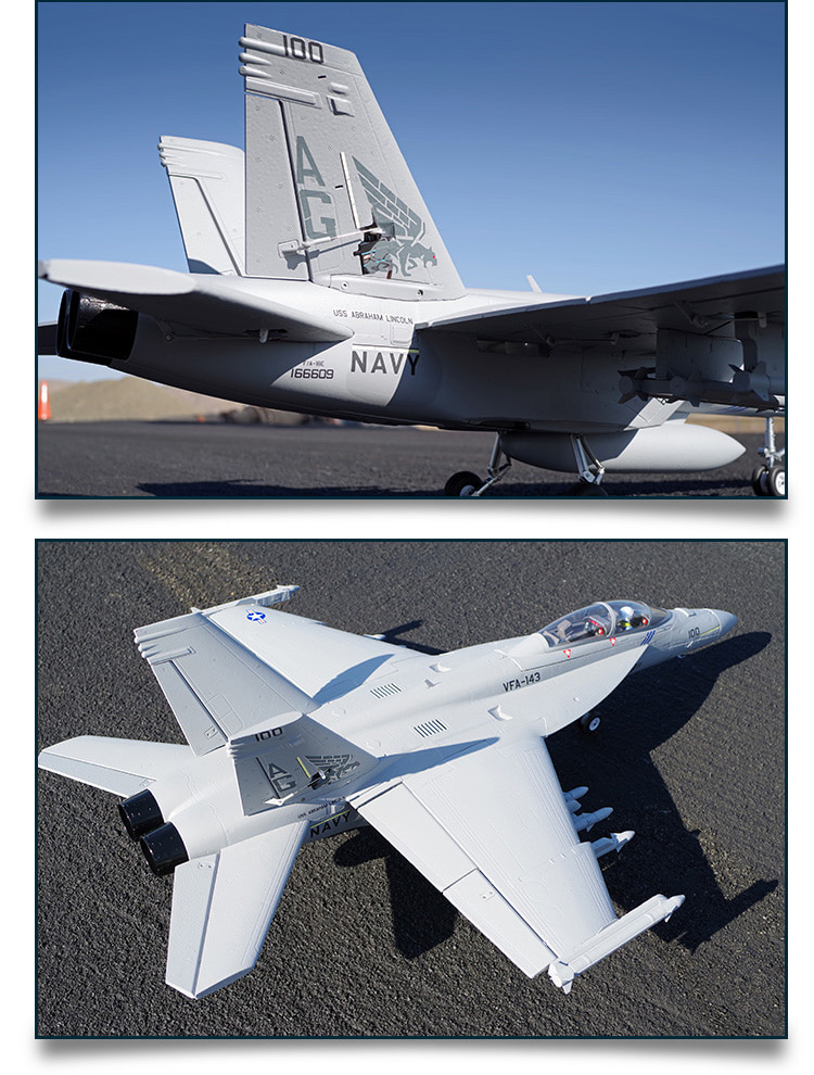 �˾���ũ FMS100P [FMS] 875mm F/A-18F ���� ȣ�� 70mm EDF Jet PNP (����, ���ӱ�, ����, ��Ʈ���� ����) 13