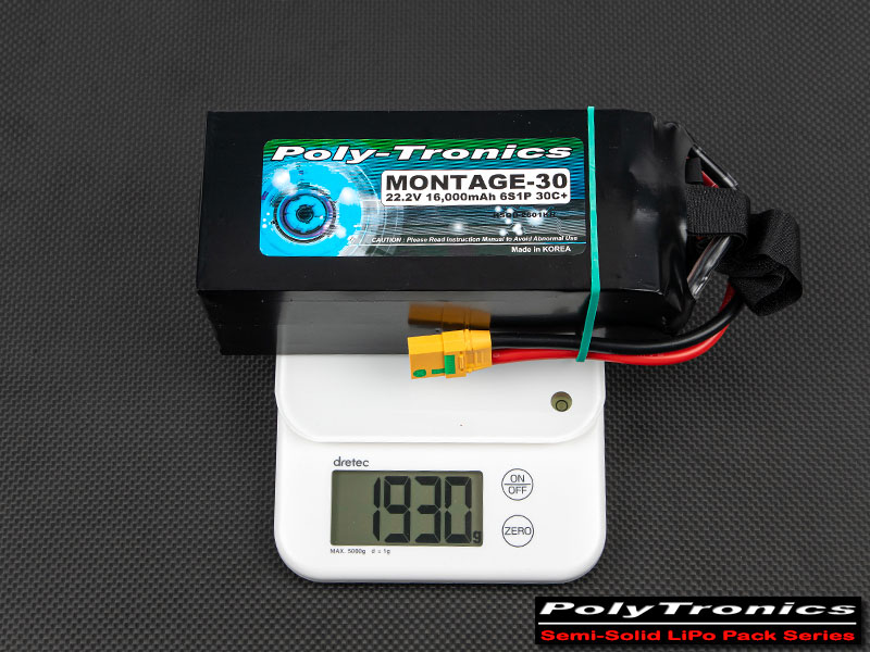 �˾���ũ PT-B18000_SS-6S [HYBRID] PT-B18000-SS-6S (22.2V/6S1P /XT90-S/Semi-Solid) �ݰ�ü ���͸� 7