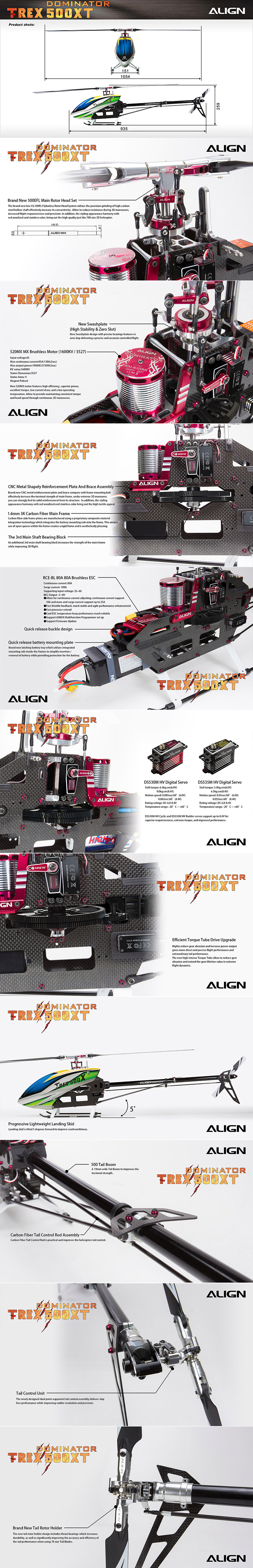 �˾���ũ RH50E23XW [ALIGN] T-rex500XT ž �޺� - ��ũƩ�� ���� 3