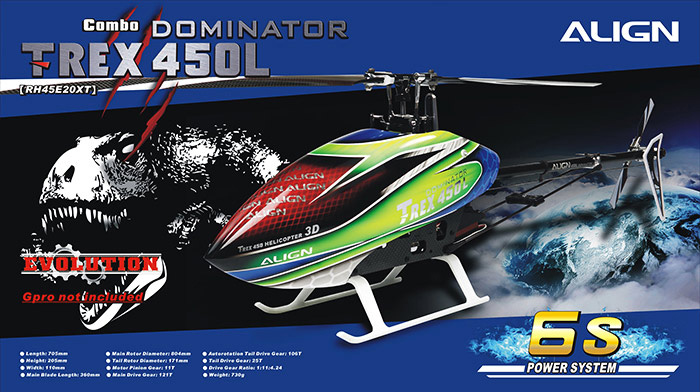 [˾ũ] RH45E23XW [ALIGN] T-Rex450L DOMINATOR Kit (6S Setup) - , ӱ, ̵  ŰƮ 1