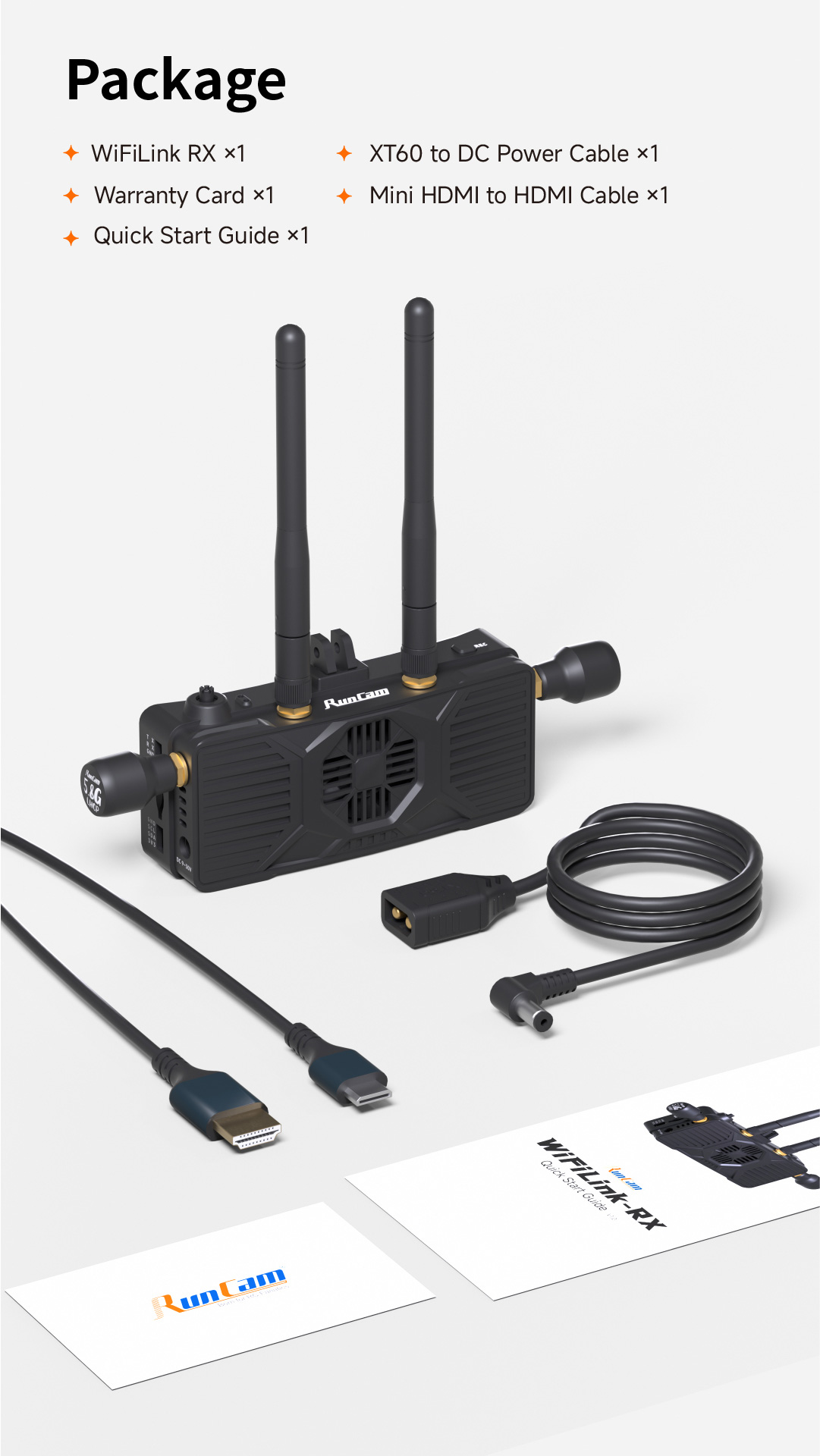 �˾���ũ WIFILINK-RX [RunCam ��ķ] ������ Full HD ���� ���� ��� FPV �ý��� - ���Ŵ��� 8