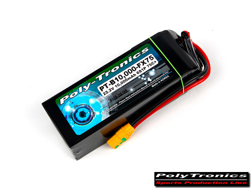 ¾Ë¾¾¹ðÅ© PT-B10000-FX75-6S PT-B10000-FX75 (22.2V, 6S1P, 75C+/JST-XT/XT90-S) ¸®Æ¬Æú¸®¸Ó ¹èÅ͸® - XT90 ¾ÈƼ½ºÆÄÅ© 2