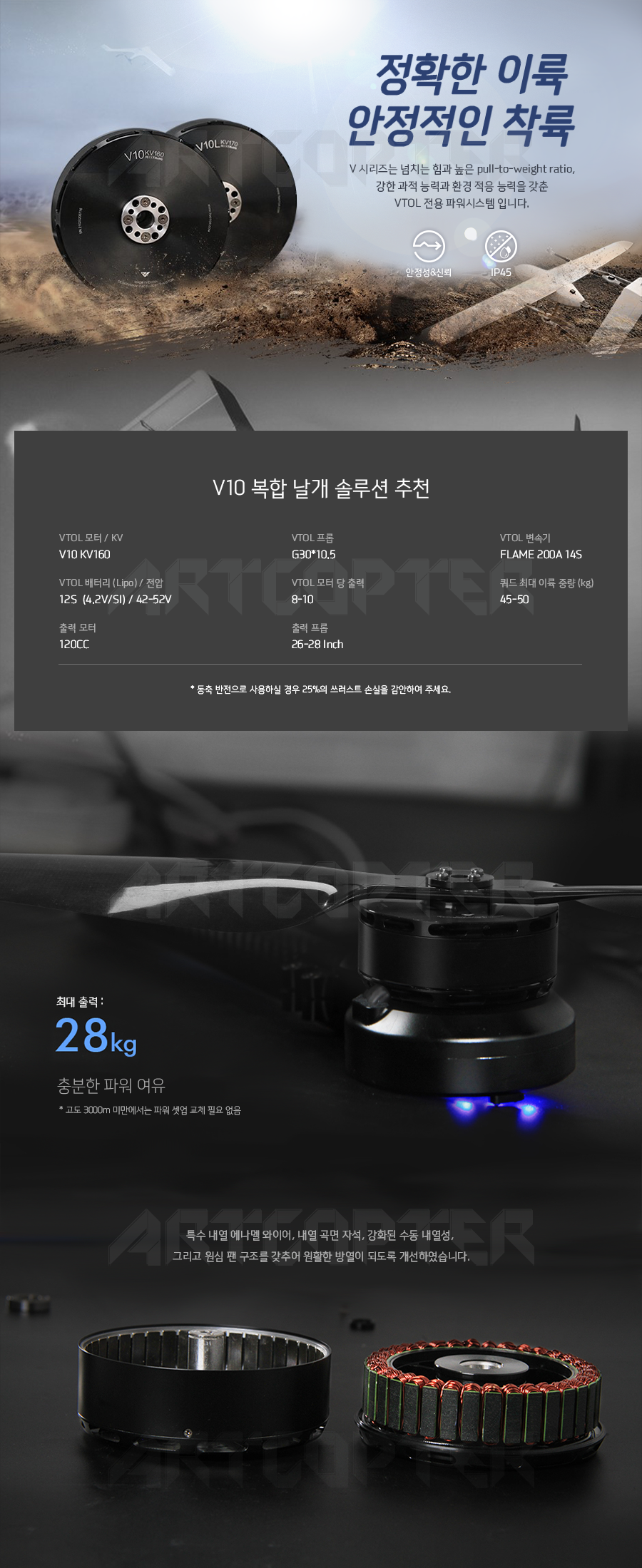 �˾���ũ  [T-MOTOR] V10 160KV �귯������ ���� (�����Ǹ�) 1