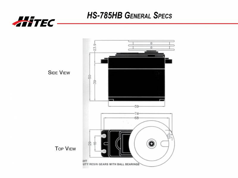 [�˾���ũ] 33785S [Hitec] ������ HS-785HB WINCH�� ���� 1