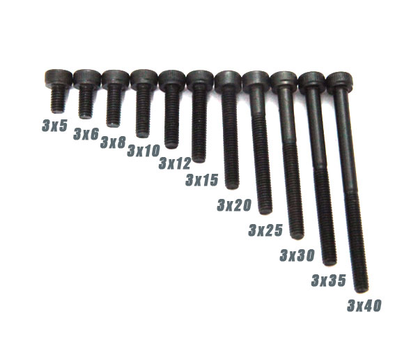 ¾Ë¾¾¹ðÅ© BU3015 M3 x 18mm Hex Wrench Bolt (10pcs) 1