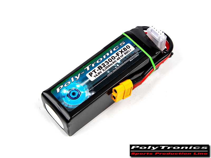 ¾Ë¾¾¹ðÅ© PT-B2300-FX80-4S PT-B2300-FX80 (14.8V, 4S1P, 80C+/JST-XT) ¸®Æ¬Æú¸®¸Ó ¹èÅ͸® - XT60 2