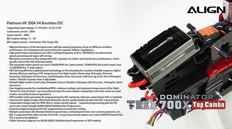 [�˾���ũ] RH70E35XW [ALIGN] T-Rex700X Dominator TOP Combo 10
