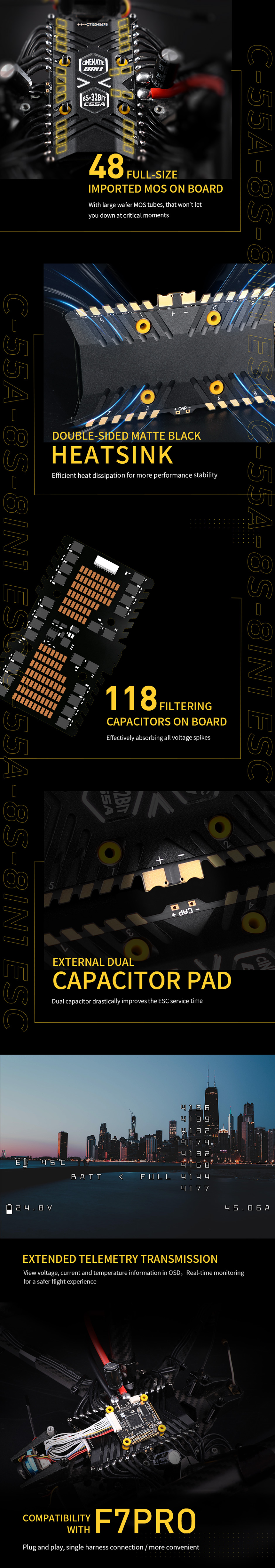 ¾Ë¾¾¹ðÅ© T-Motor CINE55A 8in1 º¯¼Ó±â (¿¹¾àÆÇ¸Å) 1
