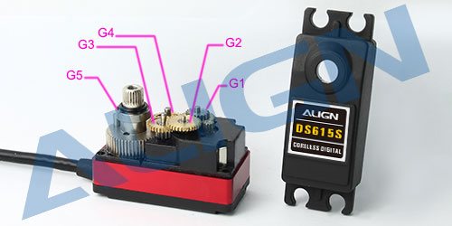 �˾���ũ HSP61503T [ALIGN] DS615S Servo Gear Set 2
