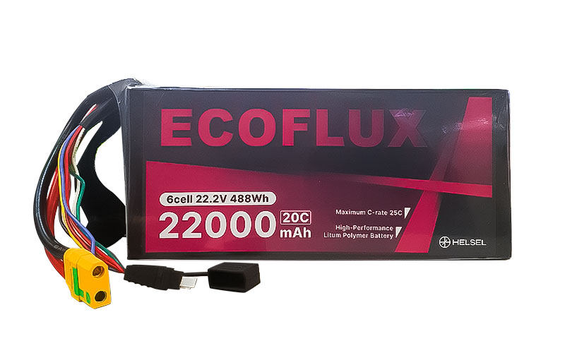 �˾���ũ LPBAT048 [ECOFLUX] 22.2V 6S 22000mAh 30C ��Ƭ������ ���͸� �����÷��� - XT90S ��Ƽ����ũ 2