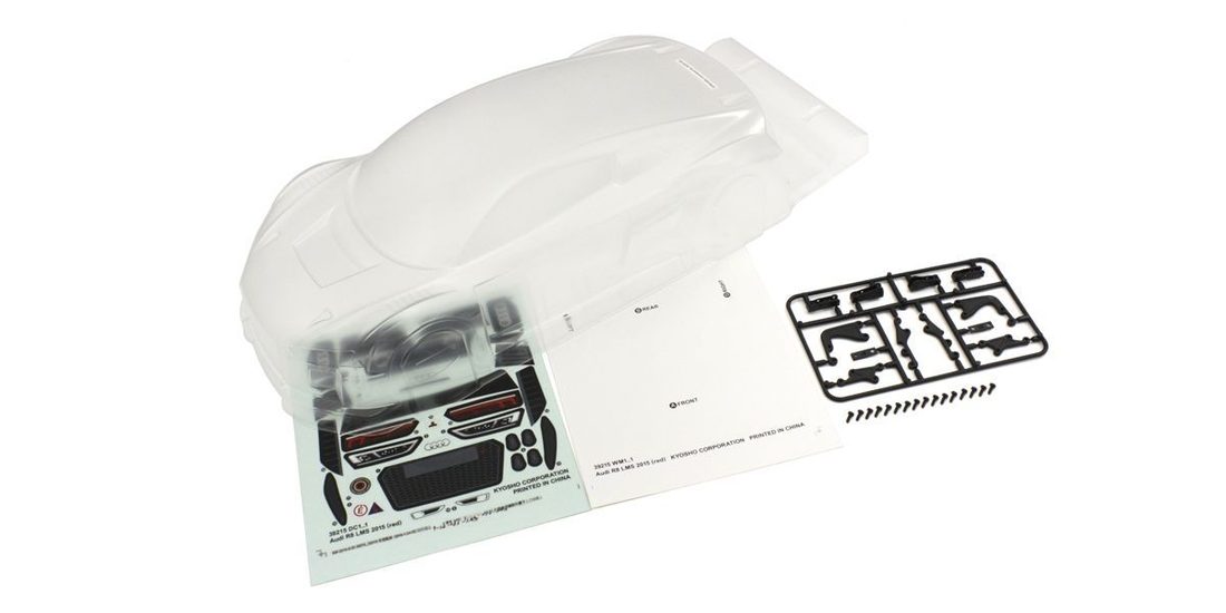 �˾���ũ KY39215 [KYOSHO] AUDI R8 LMS 2015 Non-Decoration Body Set 1