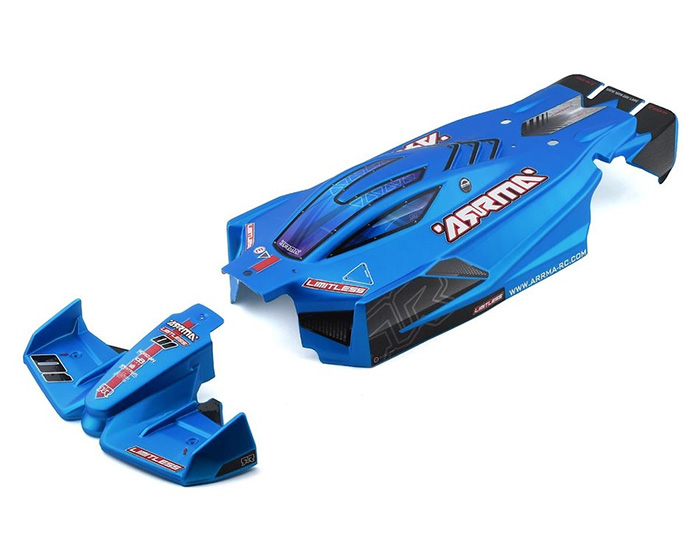 �˾���ũ ARA410004 [ARRMA] LIMITLESS PAINTED DECALLED TRIMMED BODY (MATTE BLUE) 1