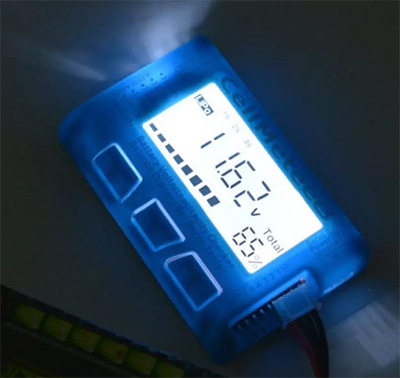 ¾Ë¾¾¹ðÅ© Po8er-CM8 CellMeter8 2~8S ¹èÅ͸® Àü¾Ð üĿ±â /¼º¸Å×½ºÆ® °íÁ¤È®µµ ¸ÖƼ ±â´É üĿ / ¹é¶óÀÌÆ® 1