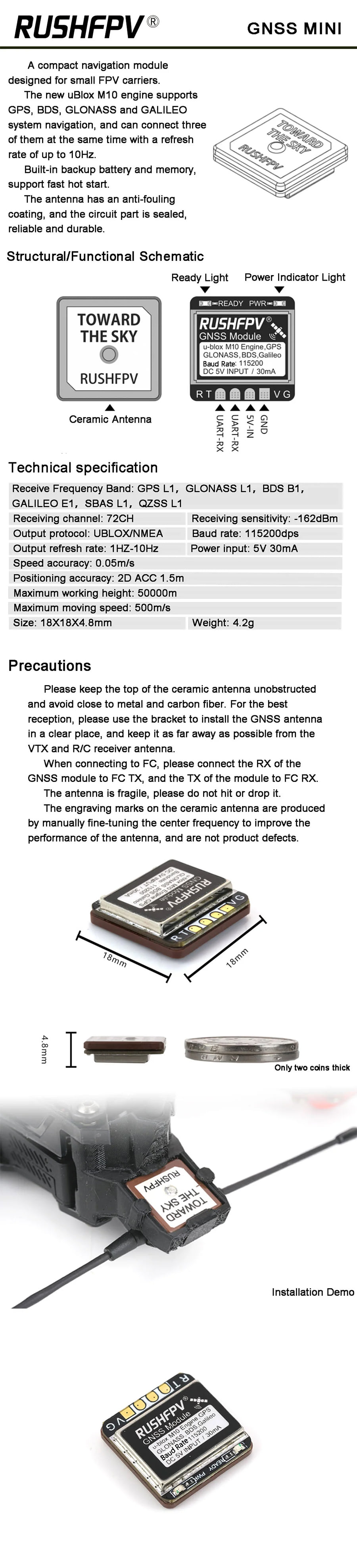 ¾Ë¾¾¹ðÅ© ·¯½¬ GNSS MINI GPS 1