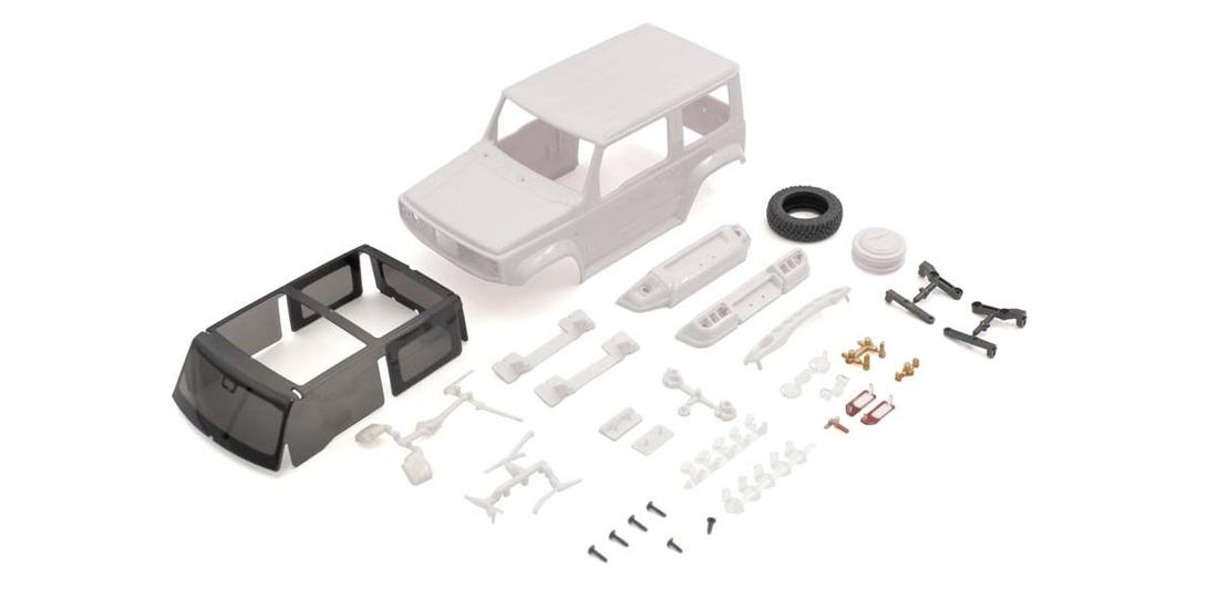 �˾���ũ KYMXN03 [KYOSHO] Suzuki Jimny Sierra White Body Set 1