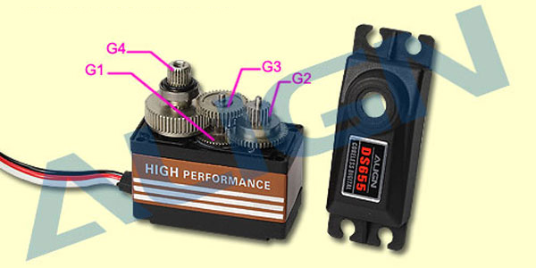 ¾Ë¾¾¹ðÅ© HSP65502T DS655 Servo Gear Set 2