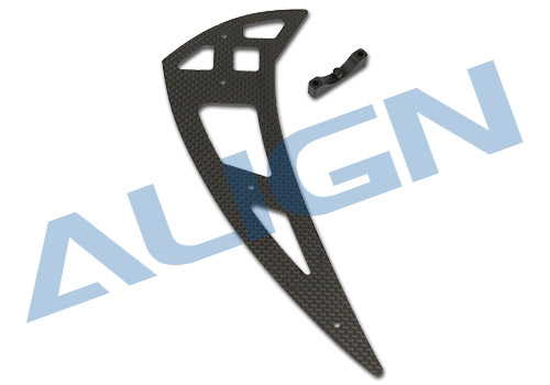 �˾���ũ H6NT003XXW [ALIGN] T-Rex600XN Carbon Fiber Vertical Stabilizer 1