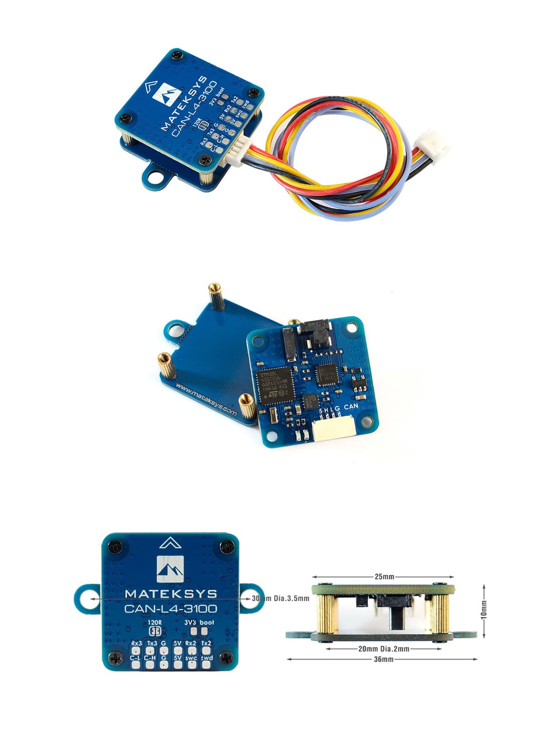 �˾���ũ  [Matek] ���� AP-Periph CAN Magnetometer (CAN-L4-3100) 1