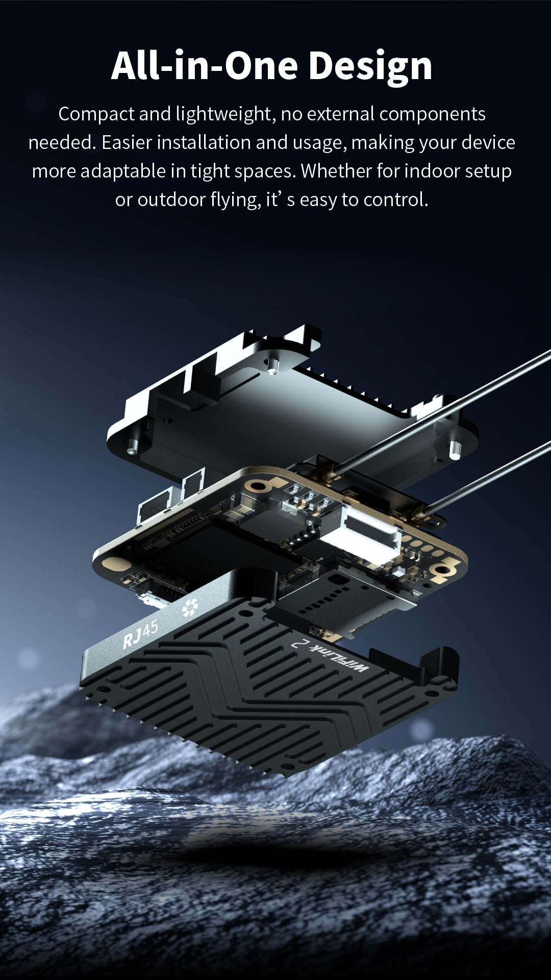�˾���ũ WIFILINK2-G [RunCam ��ķ] �������̸�ũ V2 ����/������ ����� ���� ���¼ҽ� ������ Full HD ���� �ۼ��� FPV �ý��� - ���Ŵ��� 4