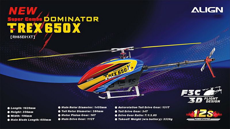 �˾���ũ RH65E01XW [ALIGN] T-Rex650X Dominator Super Combo 1