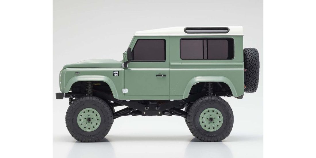 �˾���ũ KY32527GR [KYOSHO] MX-01 r/s Land Rover Defender 90 Green 5