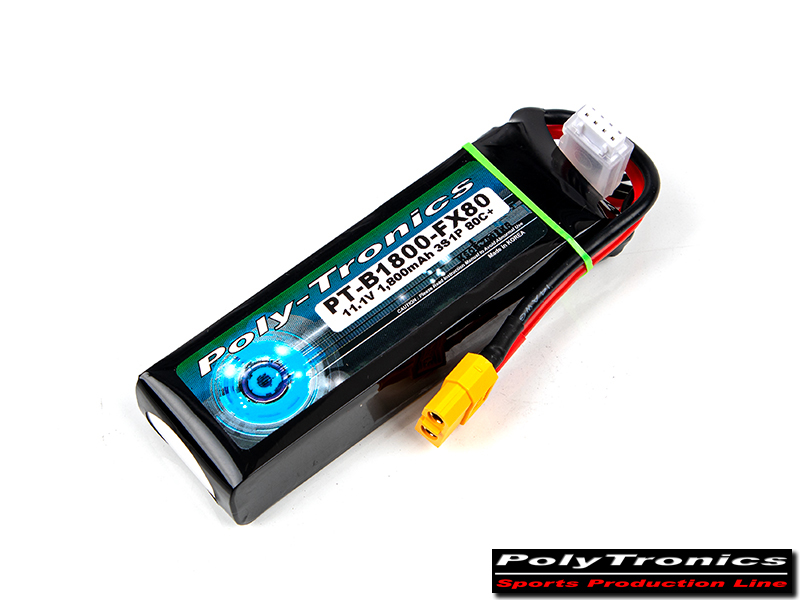 ¾Ë¾¾¹ðÅ© PT-B1800-FX80-3S PT-B1800-FX80 (11.1V, 3S1P, 80C+/JST-XT) ¸®Æ¬Æú¸®¸Ó ¹èÅ͸® - XT60 2