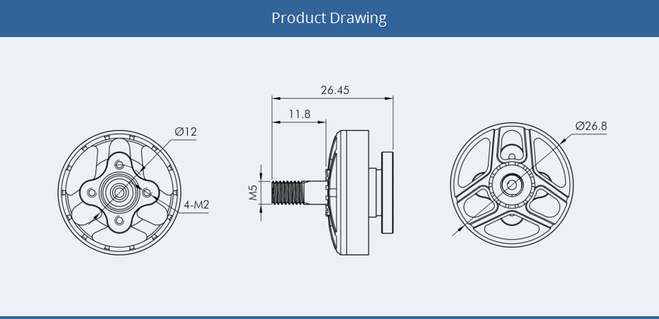 ¾Ë¾¾¹ðÅ© T-motor F2203.5 2850KV ½Ã³×/·Õ·¹ÀÎÁö¿ë ¸ðÅÍ 5