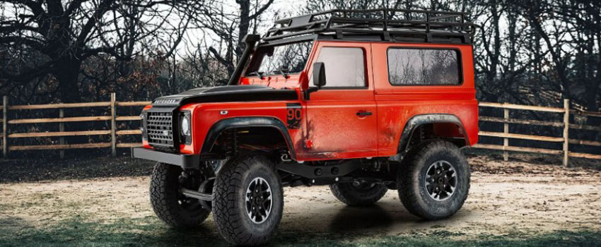 �˾���ũ KY32531MO [KYOSHO] MX-01 r/s Land Rover Defender 90 Orange 1