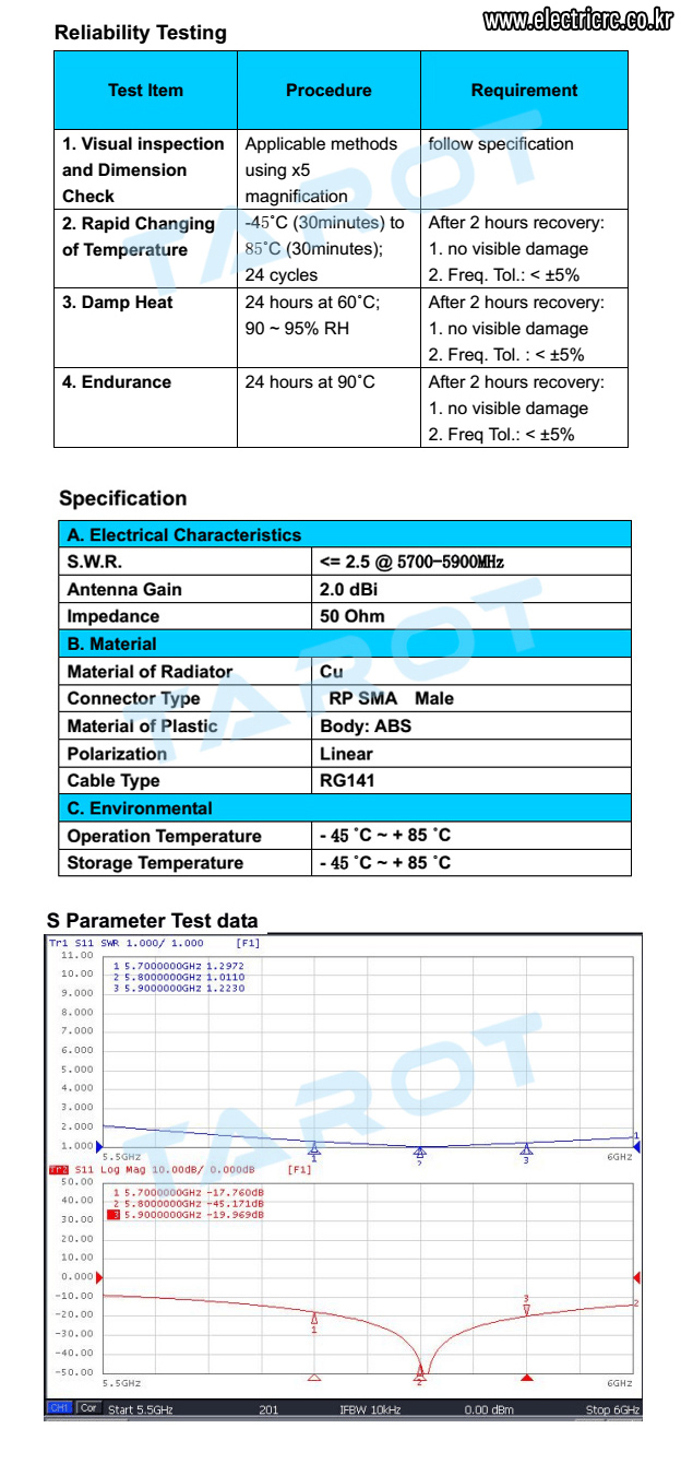 �˾���ũ TL300K2-CVP [TR] 5.8Ghz TX Clover Short Type ���׳�(SMA/Pin Type/Vertical) 4
