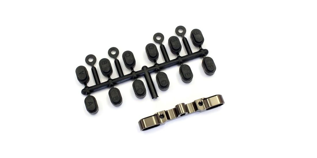 �˾���ũ KYLAW37GM [KYOSHO] Al Rear Sus. Holder (RR/Gunmetal/ZX-5) 1
