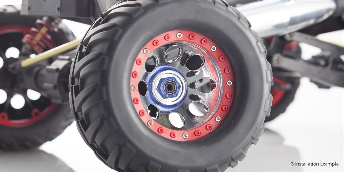 �˾���ũ KYIFW472BL [KYOSHO] Wheel Nut (Blue/4pcs/for Serration) 2