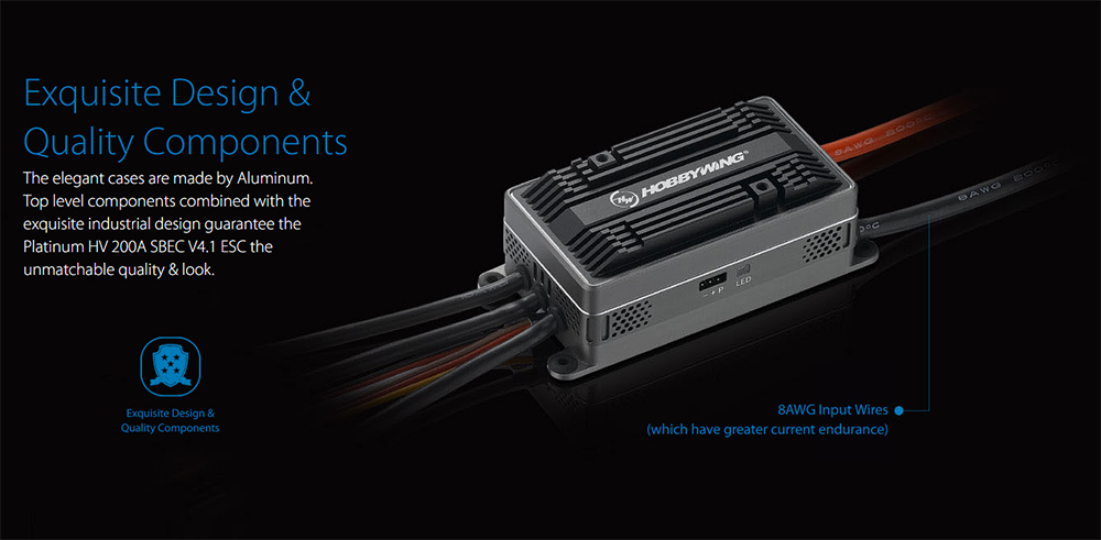 �˾���ũ HES20002 [ALIGN] RCE-BL200A Waterproof BL ESC (for E1 Heli) - BEC ���� 2