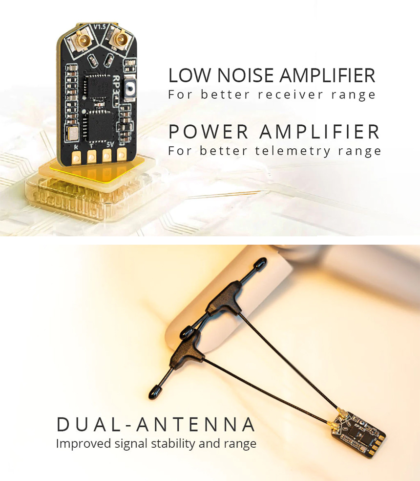 ¾Ë¾¾¹ðÅ© ¶óµð¿À¸¶½ºÅÍ RP3 V2 ELRS 2.4GHz ³ª³ë ¼ö½Å±â 2