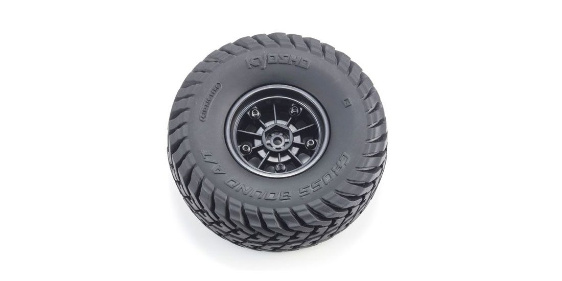 �˾���ũ KYOLTH001BK [KYOSHO] Complete Wheel �� Tire Set (2pcs) 2