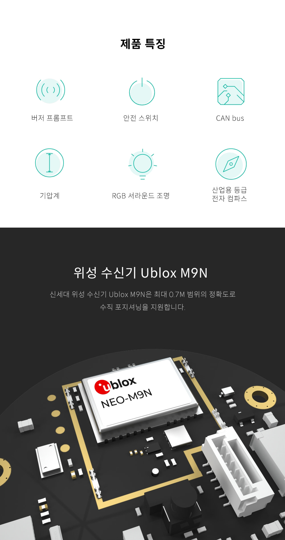 [�˾���ũ]  [CUAV] �Ƚ�ȣũ �׿�3 ���� Pixhawk NEO 3 Pro GNSS U-BLOX M9N CAN BUS GPS Module 7