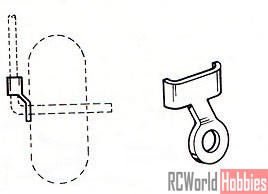 �˾���ũ DUB342 [DUBRO] ������ �࿡ ���� �ʵ��� �ϴ� Right Angle Wheel Spacer (4mm ����Ʈ��, 3��) 1