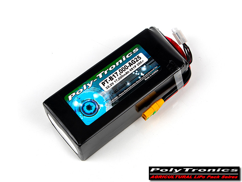 [�˾���ũ] PT-B17K-AG25-6S PT-B17000-AG25 (22.2V, 6S1P, 25C+) ��Ƭ������ ���͸� - XT90 2