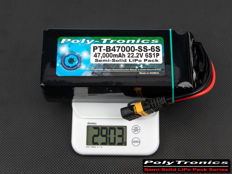 �˾���ũ PT-B47000_SS-6S [HYBRID] PT-B47000-SS-6S (22.2V/6S1P /XT90-S/Semi-Solid) �ݰ�ü ���͸� 6