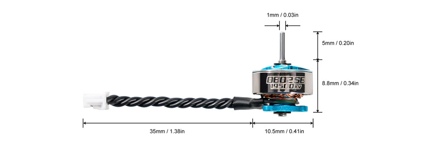 ¾Ë¾¾¹ðÅ© BETAFPV 0802SE 19500KV ¸ðÅÍ (4pcs) 3