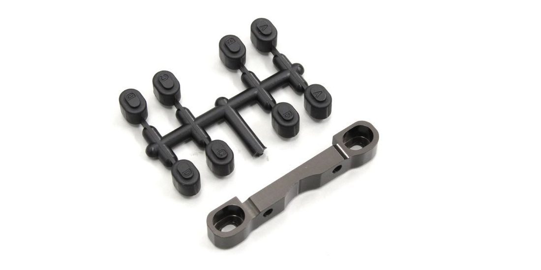 �˾���ũ KYLA390 [KYOSHO] Aluminum Front Sus. Holder (FR/Gunmetal) 1