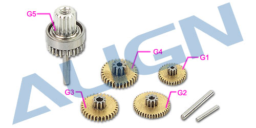 �˾���ũ HSP15010T [ALIGN] T15M/T15TM Servo Gear Set 1
