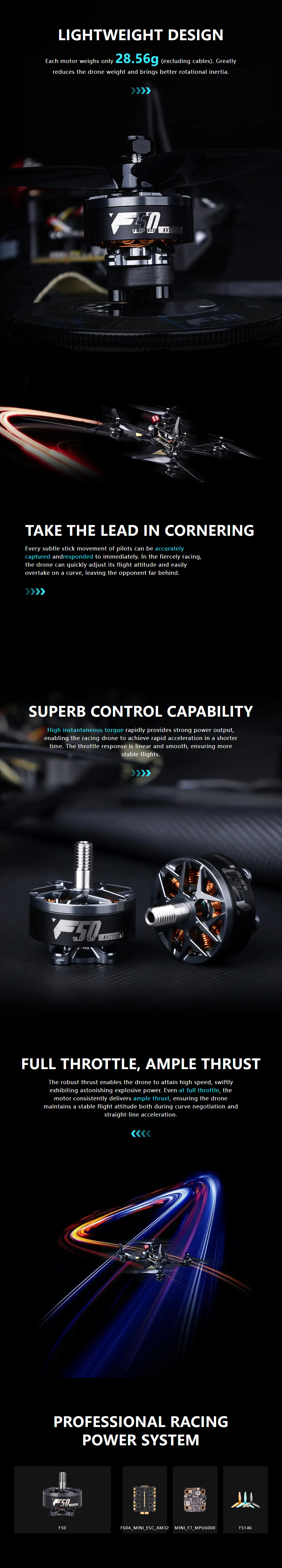 ¾Ë¾¾¹ðÅ© T-motor F50 2200KV ¸ðÅÍ 1