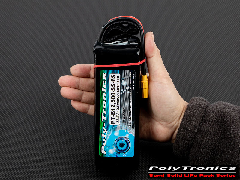 �˾���ũ PT-B12500_SS-6S [HYBRID] PT-B12500-SS-6S (22.2V/6S1P /XT90-S/Semi-Solid) �ݰ�ü ���͸� 4
